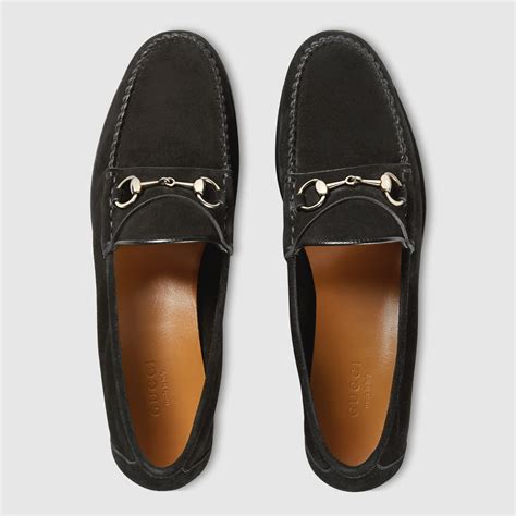 24s gucci suede loafers womens|Gucci loafers sale women's.